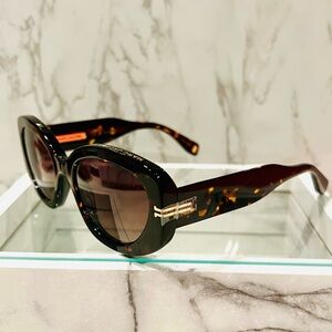 Marc Jacobs 56mm Gradient Rectangular Sunglasses NWOT